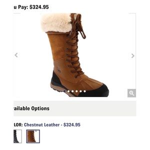 Brand new UGG Adirondack Tall III Winter Boot